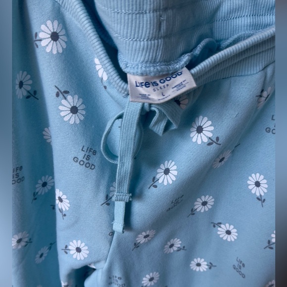 Life is Good womens Shirt and Pants pjs size large blue - Picture 5 of 11
